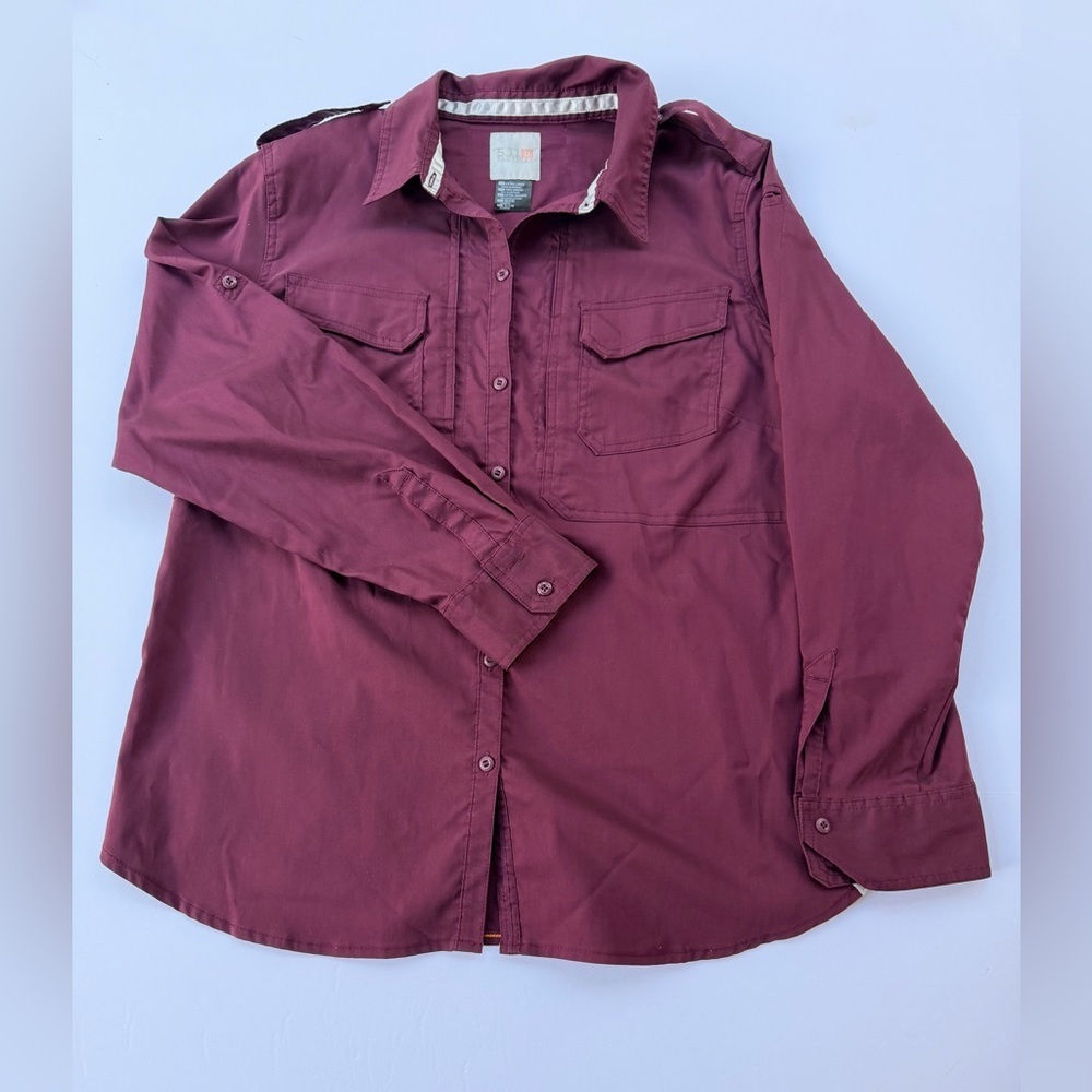 Woman’s 5.11 Tactical Shirt Plum Size Xl​​